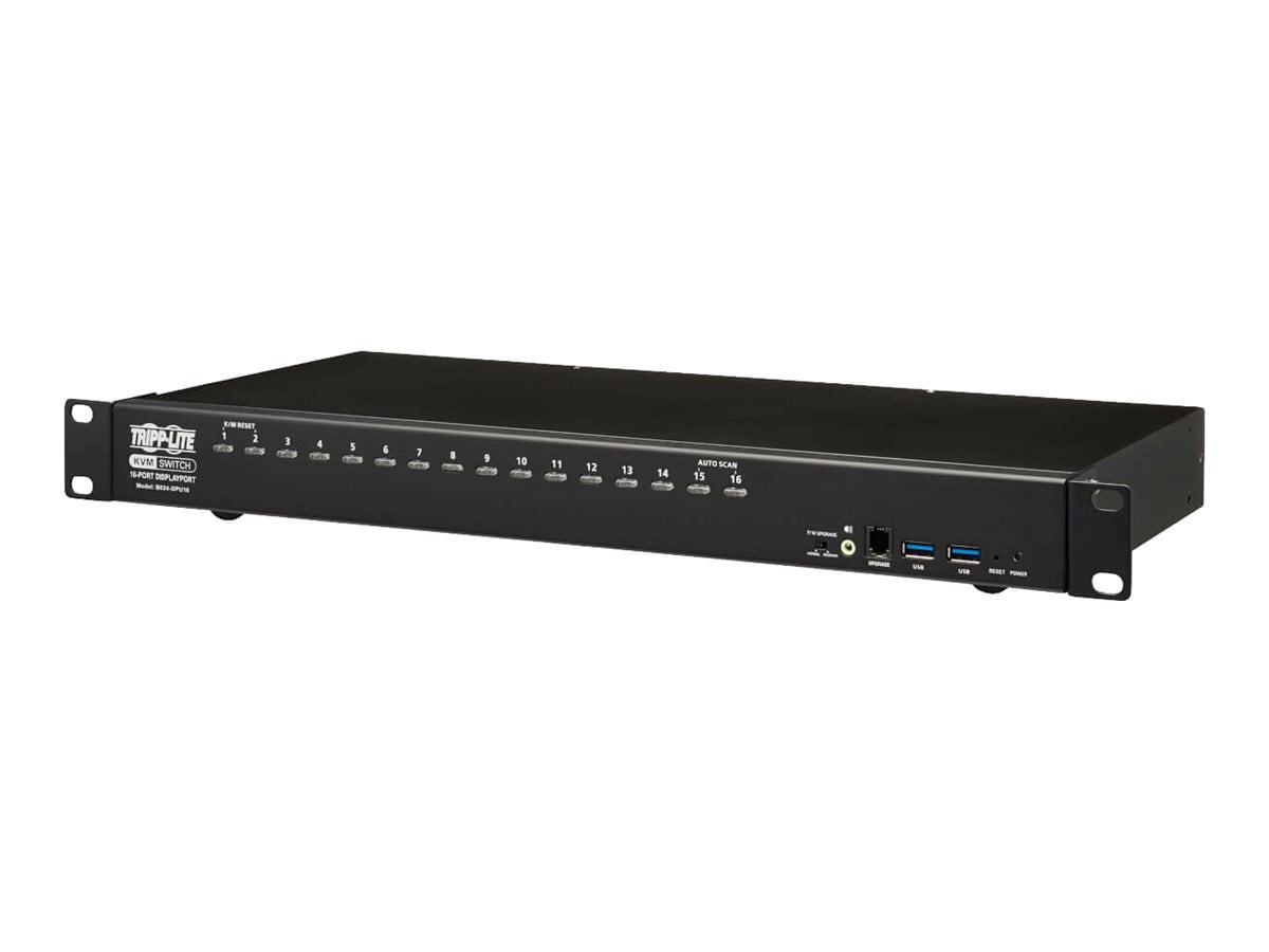 Tripp Lite DisplayPort / USB KVM Switch 16-Port Audio/Video 4K 60Hz B024DPU16