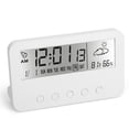 thumbnail image 1 of Small Alarm Clock, Digital Travel Clock Backlight Time Calendar Temperature Timer LCD Clock with Snooze Mode, Luminous Battery Powered Alarm Clock for Bedroom Office, 1 of 8