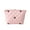 Pink, variant on Cute Bow Makeup Bag For Women's Cosmetic Organizer Storage Portable Girls Handbag