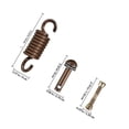 thumbnail image 2 of SHOWERORO 1Set Heavy Duty Metal Porch Swing Spring Kit for Indoor and Outdoor Hanging Chair Use, 2 of 8