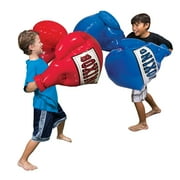 Banzai Inflatable Mega Boxing Gloves for Kids - Colors Vary (Red/Blue)