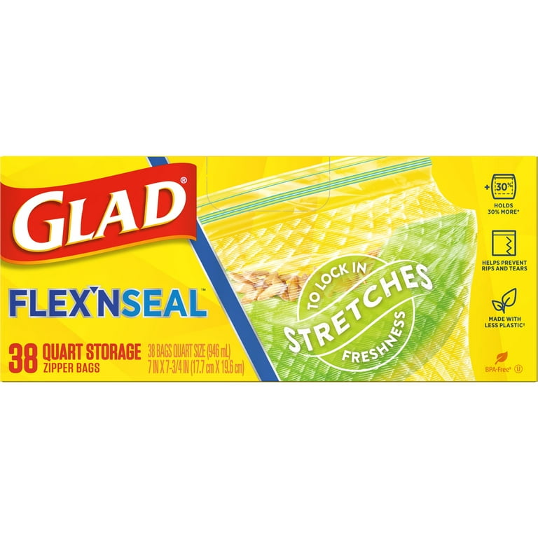 Gladlock Storage Bags • Wide Seal Gallon