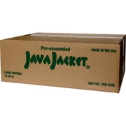 Java Jacket Paper Hot Cup Sleeve, Kraft, 500-count