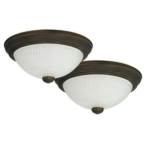 Canarm IFM21113T Flush Mounts Oil Rubbed Bronze Steel/Copper Wire/Glass/Cotton/Ceramic/Aluminum Foil/Bakelite Signature