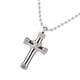 thumbnail image 5 of con colgante de cenizas de crucifijo de cruz de material acero inoxidable, joyería de cremación, soporte de cenizas, de cenizas en memoria de s, 5 of 8