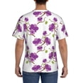 thumbnail image 2 of Rocae Orchids Flowers for Men's Moisture-Wicking Crew Tee - T-Shirt for Sports, Outdoor Activities, and Casual WearLarge, 2 of 9