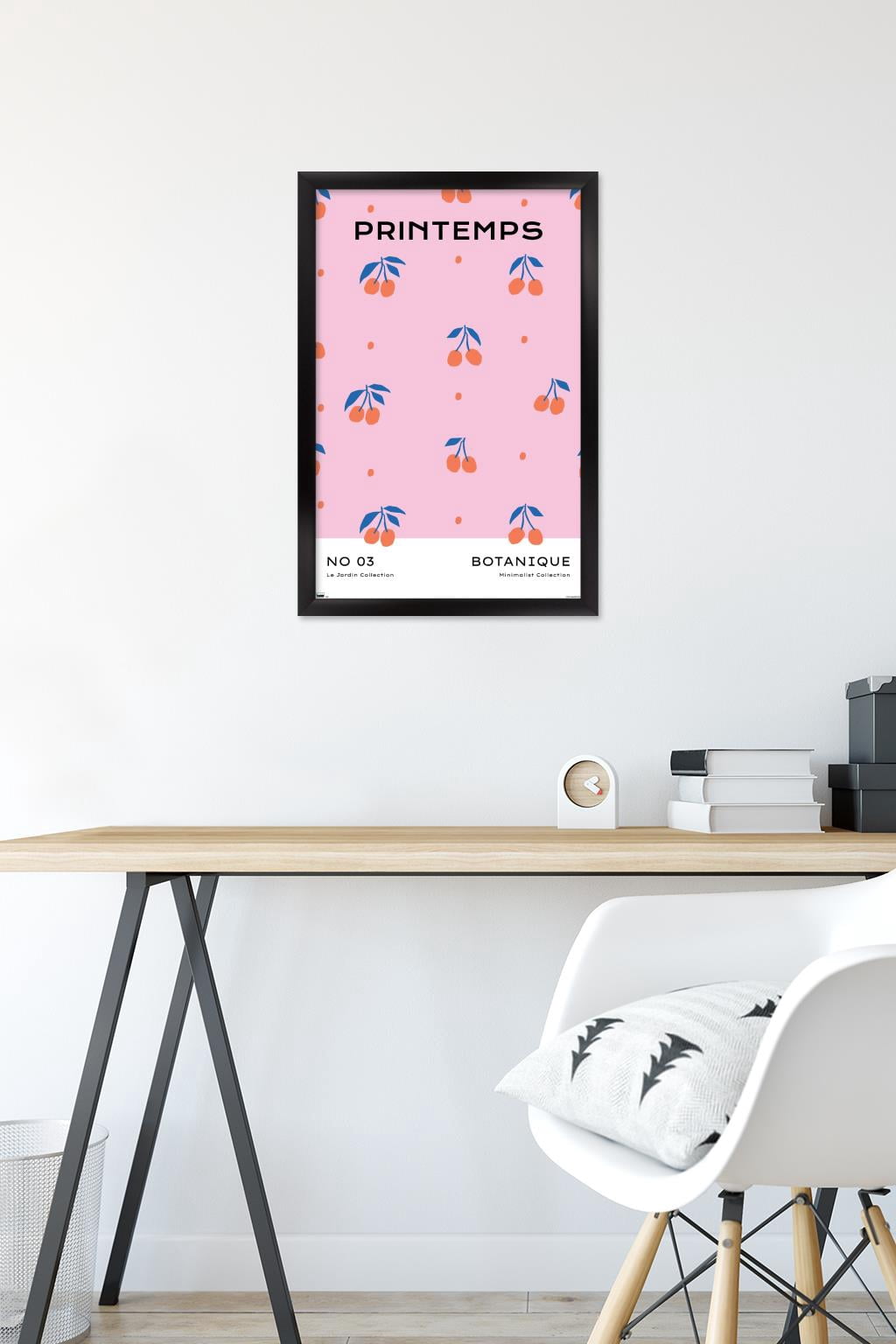 Botanique No 03 Wall Poster, 14.725" x 22.375" Framed