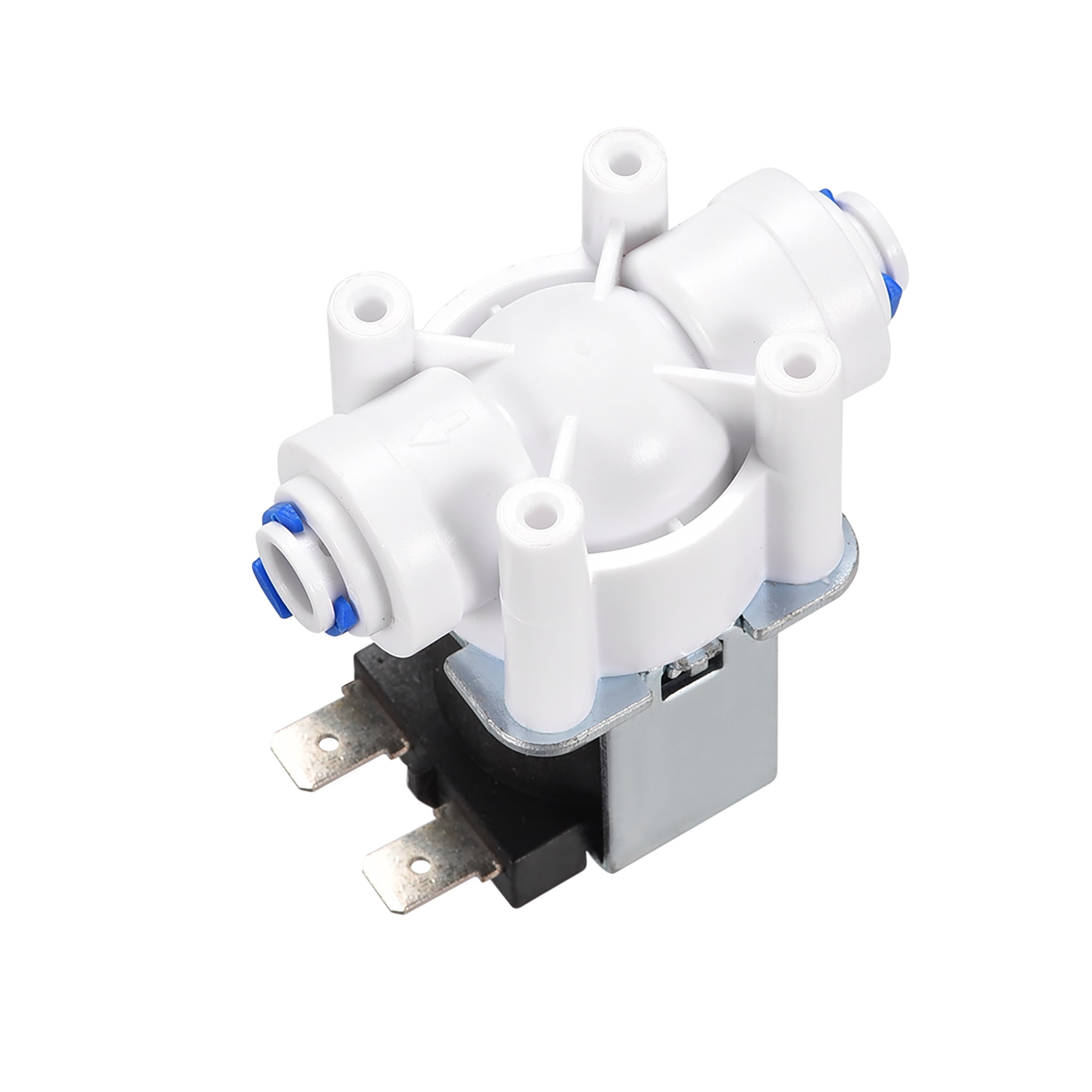 DC12V 1/4 Fitting Plastic Water Electric Solenoid Valve N/C Pressure