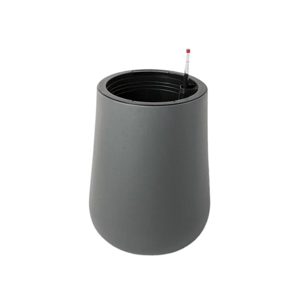 Flor Planta Maceta Decoración Maceta Macetas con orificio de drenaje Florero Maceta de riego automático para jardín, Interior, Plantas, Hogar, Oficina 525x36cm gris oscuro Baoblaze Maceta de autorriego