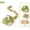 1Pack:Green, variant on Magnetic Snake Game Remote Control Eating Snake Toys with Light & Sound RC Snake Toy, Auto Growing Tail, Light Sound Effects, Interactive Family Game - 2Pack