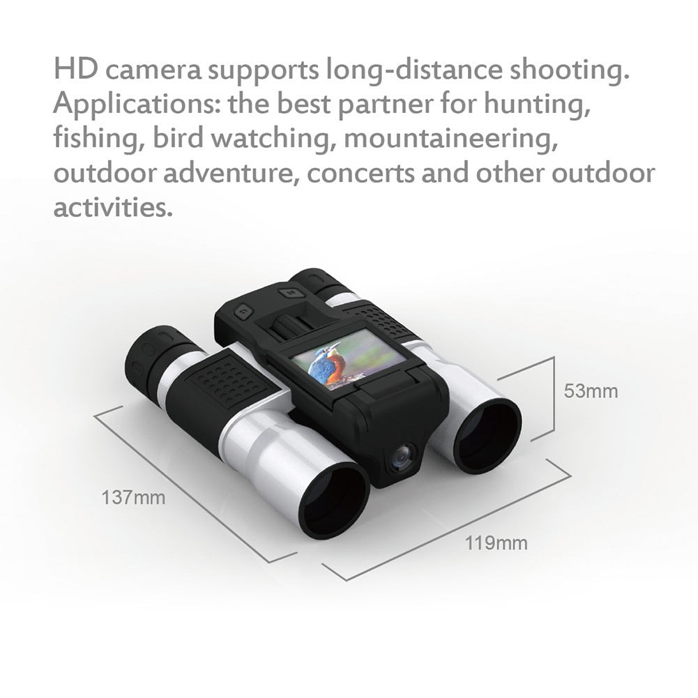 1080P HD Digital Binoculars with 12x Zoom - Perfect for Outdoor Adventures!