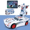 thumbnail image 3 of Jouet Robot Transformable, Figurine d'Action Télécommandée, Lumières LED + Action Transformable, Matériau Plastique, pour Garçons Filles 8+, Robot de Collection, Robot Automatique, Modèle à l'Échelle 12 Pouces, Akmoler, 3 of 4