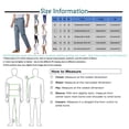 thumbnail image 3 of Large Casual Pants For Men Trendy Business Casual Pants For Spring Comfortable Straight Leg Solid Color Trousers Blue 3XL, 3 of 7