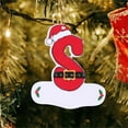 thumbnail image 2 of Dmlowu 26 Letter Christmas Tree Ornaments - Personalized Christmas Ornaments for Xmas Tree, DIY Christmas Tree Decorations Pendant for Party Holiday Hanging Gifts, 2 of 4