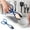 Blue, variant on CSSJKYJ Stainless Steel Scissor Tongs for Food Serving and Grilling Stainless Steel Multifunctional Towel Clamp for Kitchen and Outdoor(1PC,Colorful)
