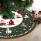 thumbnail image 4 of Washable Christmas Tree Skirt Christmas Tree Rug Decor Short Pile High-Definition Printed Christmas Tree Skirt, 4 of 6