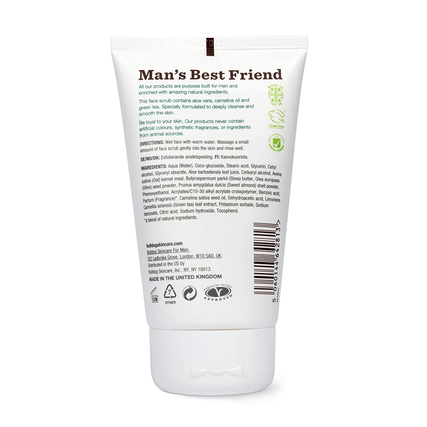 Bulldog Natural Skincare Original Face Scrub 4.2 fl oz Pack of 3