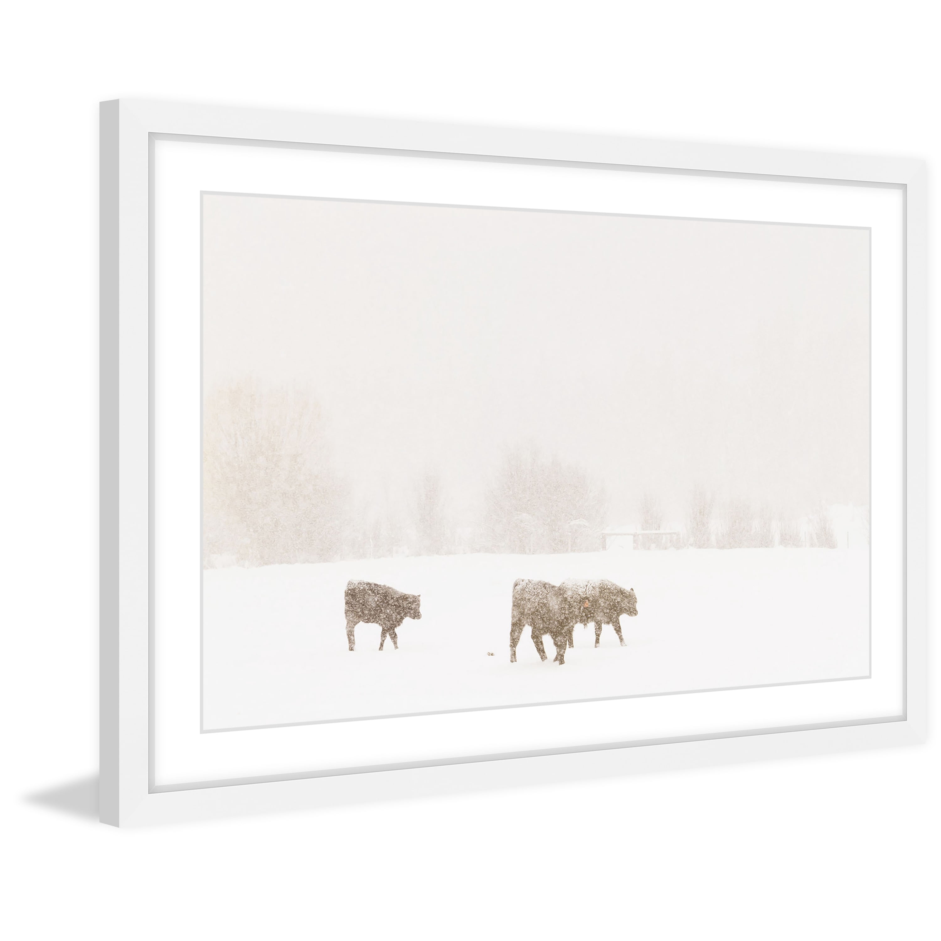 "In Search of Food" Framed Painting Print