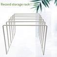 thumbnail image 2 of Vinyl Record Display Shelf Turntable Storage Shelf Exhibit Stand Holder Small, 2 of 6