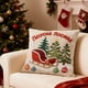 thumbnail image 4 of Festive Christmas Decorative Linen Pillows Cover With Graphic Print Cute Animals 18x18 Inches, 4 of 6