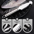 thumbnail image 4 of Fish Multi Functional Fish Scaling And Cleaning Tool With Serrated Ideal For Kitchens Restaurants And More, 4 of 9