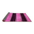 thumbnail image 2 of Ahgly Company Indoor Round Abstract Pink Modern Area Rugs, 5' Round, 2 of 4
