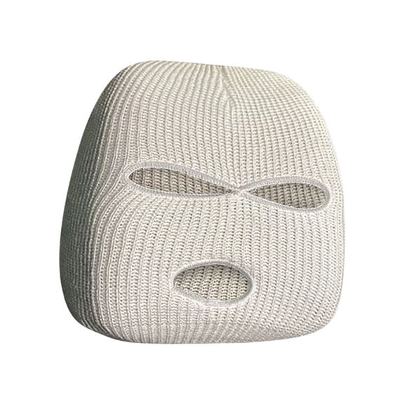 Leodye 1 PCS Car Headrest Cover, Funny Face Mask Auto Front Seat Head Rest Protector, Personalized Ski Mask Seat Cover Headrest Trim for Most Vehicles, Car Accessories