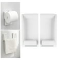 thumbnail image 3 of Paper Towel Holder, 180 Movable Arm Paper Roll Rack Firmly Attached Multi-purpose Easy To Use No Nails and No Drills  for Home Kitchen Bathroom, 3 of 8