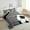 Black White Grey, variant on Baseball Comforter&nbsp;Set Baseball Bedding Set,Sports Themed Down Comforter Dark Blue Ball Gaming Quilt Bed Set Baseball Room Decor with 1 Pillowcase