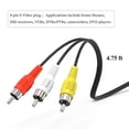 thumbnail image 2 of Cable de vídeo ELECTOP S-Video de 4 pines a 3 RCA compuesto de 1,45 m, 2 of 7