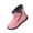 Pink, variant on Army Green Women'S Winter Snow Boots With Plush Fleece Lining, Round Toe, Side Zipper, Flat Sole For Cold Weather Warmth