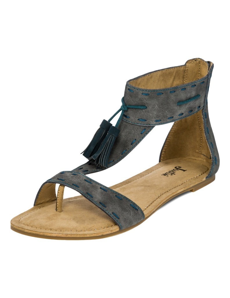 Casual Shoes Womens Tassel Sandals EVA Insole 5 M LS102 - Walmart.com