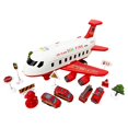 thumbnail image 1 of EIMELI Alloy Car Engineering Parking Lot Rail Passenger Aircraft Storage Set, 1 of 3
