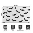 thumbnail image 5 of Happy Halloween Pumpkin Front Door Mat Anti Slip Pumpkin Skull Bat Spider Doormat Plain for Entry Floor Mat Set Living Room Bedroom Bathroom Crystal Velvet 30x17 Inches, 5 of 7