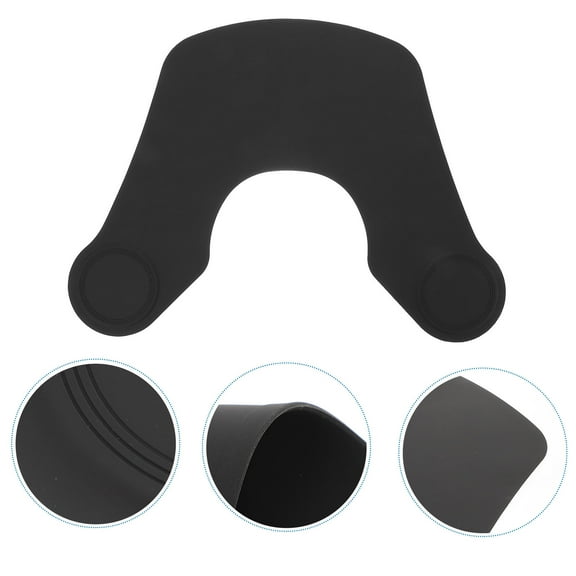 BESTONZON Black Hairdressing Cape, Premium Silicone Material for Professional Barbershop