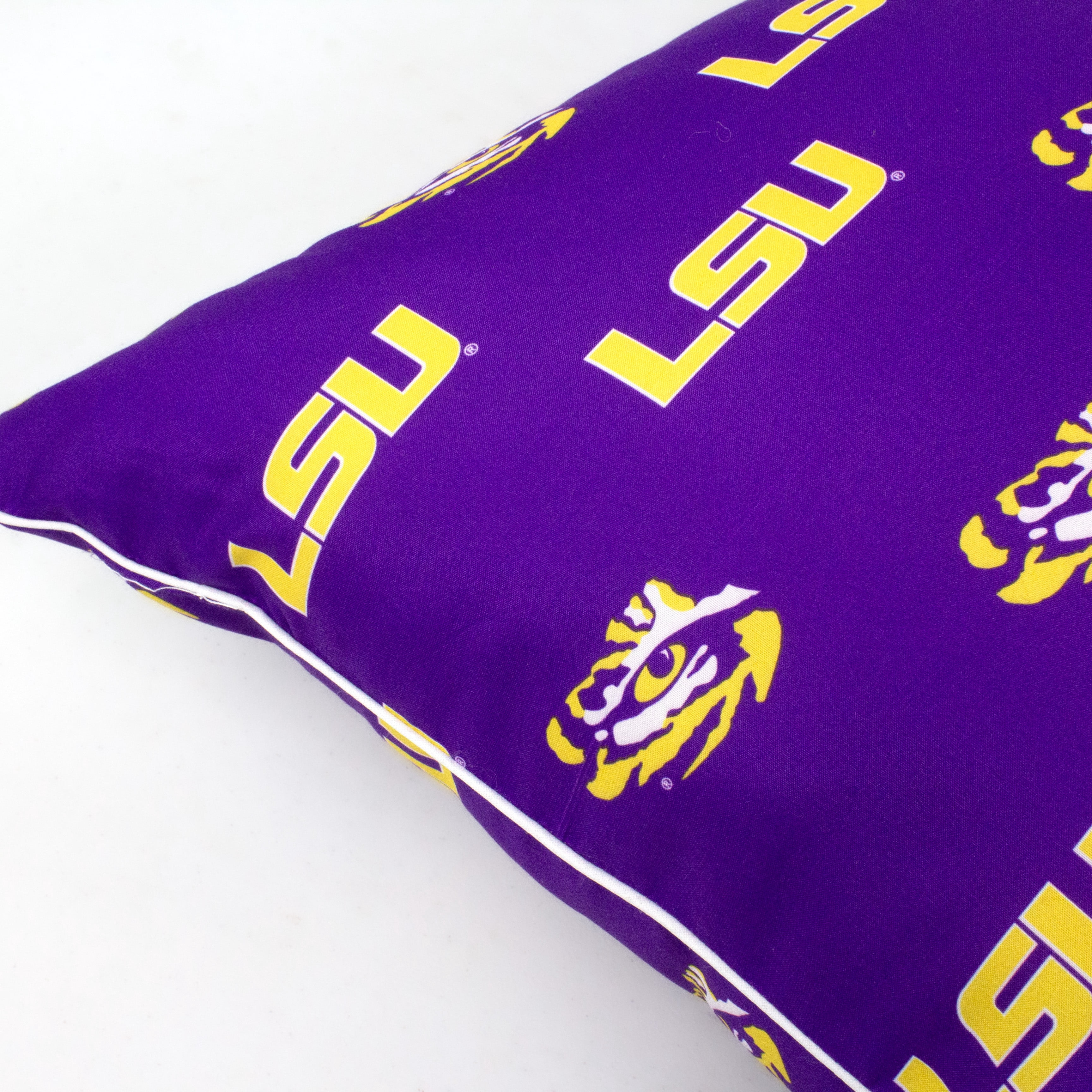 LSU Tigers 16" x 16" Decorative Pillow - (Includes 2 Decorative Pillows)