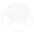 thumbnail image 2 of Flower Pot Holder, Super Anti-Rust Performance Hanging Baskets, Long-Term Use Durable For Kitchen Garden Windowsill Balcony Blanc, 2 of 8