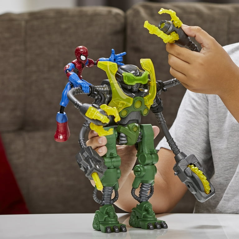 Spider-Man Bend And Flex Spider-Man Ock-Bot Action Figures,