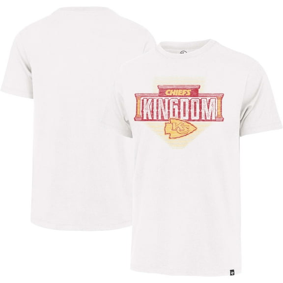 Men's '47 White Kansas City Chiefs Regional Franklin T-Shirt