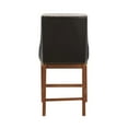 thumbnail image 3 of ACME Gilsea Wood/Fabric/Leather Counter Height Chair in Brown (Set of 2), 3 of 5