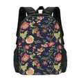 thumbnail image 3 of Balery Flower Backpack for Men and Women - Durable 600D Oxford Cloth -Large Capacity, Water-Resistant School, Travel, and Hiking Bag, 3 of 9