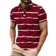 thumbnail image 1 of Los Hombres de Manga Corta Botón Arriba de la Camisa de la Impresión Del Suéter de la Camisa de Cuello de Vuelta, Poliéster, 1 of 4