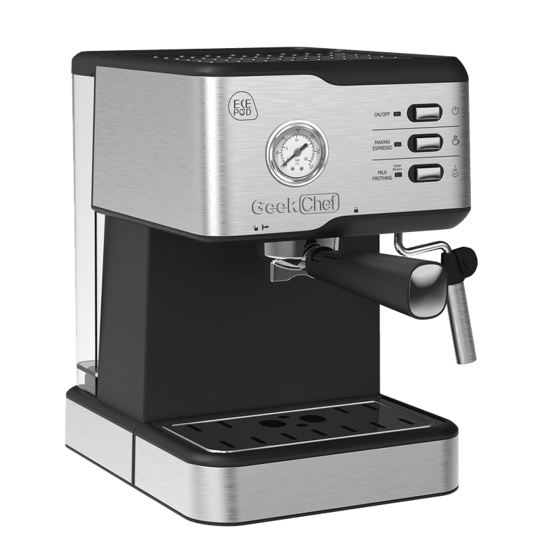 Geek Chef Espresso Machine, 20 Bar Espresso Machine With Milk Frother –  KoolHomeGoods