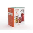 thumbnail image 7 of Luigi Bormioli Lock-Eat 3 piece Jar Set 25.25 oz, 50.75 oz, 34 oz, Set of 3, Clear, 7 of 7