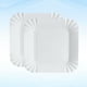 thumbnail image 5 of BRIGHTFUFU Platos de papel desechables de 100 piezas Plato de vajilla de almacenamiento cuadrado para pasteles Postres Frutas Bocadillos (blanco), 5 of 7