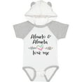 thumbnail image 3 of Inktastic Abuelo and Abuela Love Me Heart Grandchild Boys or Girls Baby Bodysuit, 3 of 5