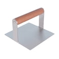 thumbnail image 1 of Burger Smasher For Griddle Stainless Steel 1Pack 5.5X3.5In, 1 of 1
