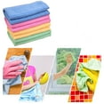 thumbnail image 6 of JingChun 4 Packs Kitchen Dishcloths 11x15 Inches Cotton Kitchen Dish Cloths for Washing Dishes Scrubbing Wash Cloths Dish Towels Sets, 6 of 9