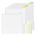 thumbnail image 1 of Organizador de Almacenamiento Papel Scrapbook 12x12 Pulgadas Transparente con Pestañas Índice Adhesivo para Vinilo B, 1 of 5