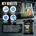 thumbnail image 2 of NutraBio Creatine + HMB- Creatine Monohydrate with HMB Powder for Muscle Growth, Increased Strength- 30 Servings (Blue Razz), 2 of 9